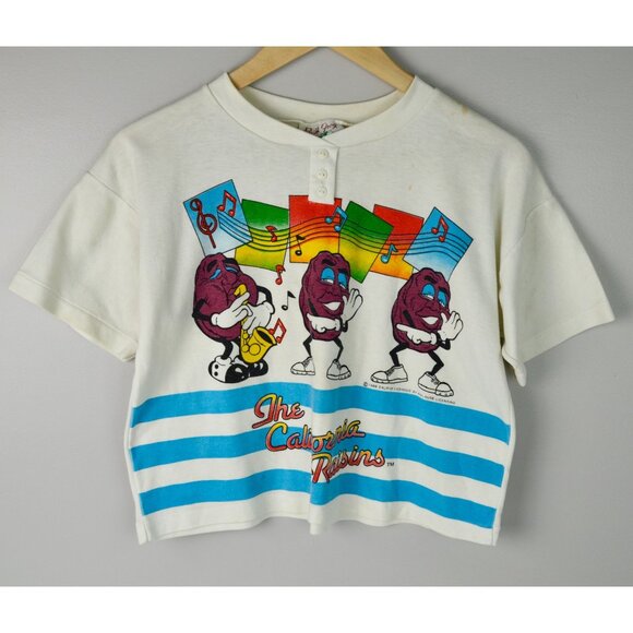 1988 California Raisins Vintage Shirt Junior's ? B J Frog - Picture 1 of 8